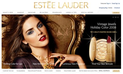 estee lauder usa website.